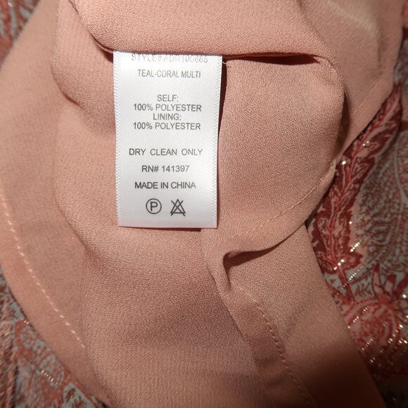 Floret Studios Floral Ruffle Chiffon Dress - Picture 7 of 7